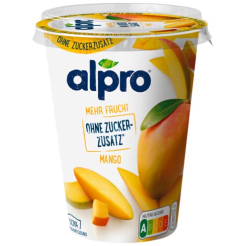 Alpro Soja Mango ohne Zucker 400 g